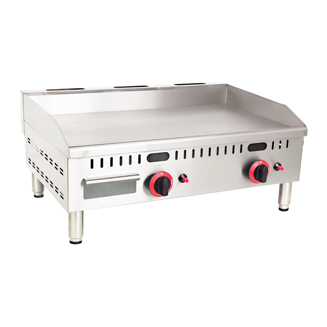 2 Burner Gas Griddle Counter Top 760mm