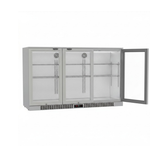 Commercial Stainless Steel Bar Fridge With 3 Hinged Doors 324L