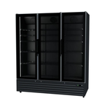 Commercial Upright Bar Fridge With 3 Hinged Glass Doors 1242L