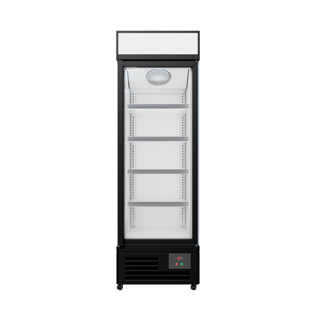 Commercial Upright Display Freezer With Hinged Door 459L