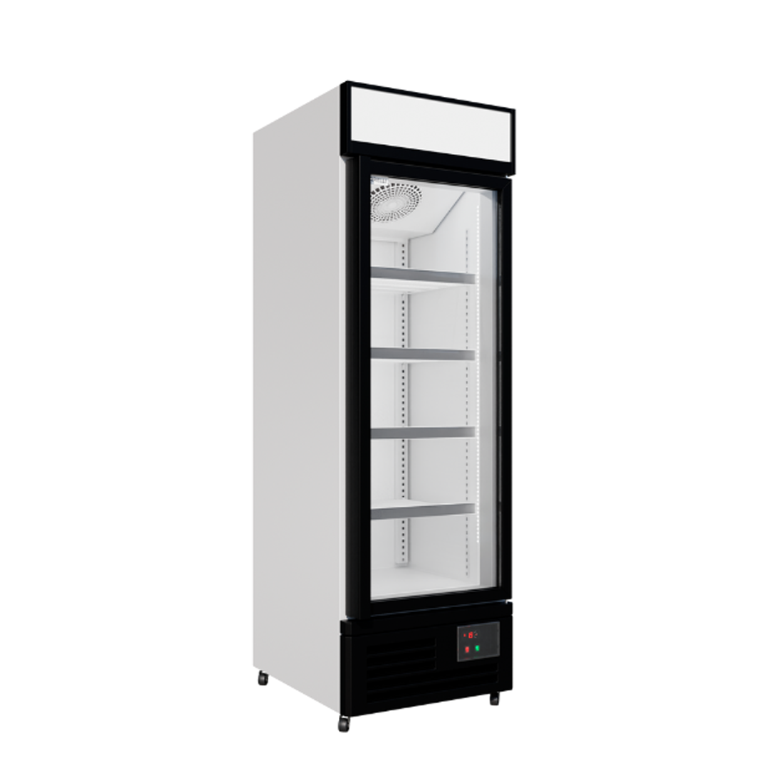 Commercial Upright Display Freezer With Hinged Door 459L