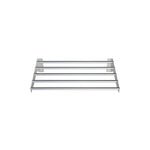 Enhance Your Workspace with our 600mm Stainless Steel Tube Wall Shelf, Featuring a Polished Finish. Crafted for durability and aesthetics, this wall shelf is perfect for commercial kitchens, medical facilities Etc. Front_view.