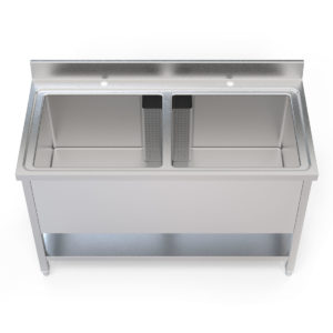 Image for cksonline.com.au for the Borrelli 1400mm Pot Wash Sink 